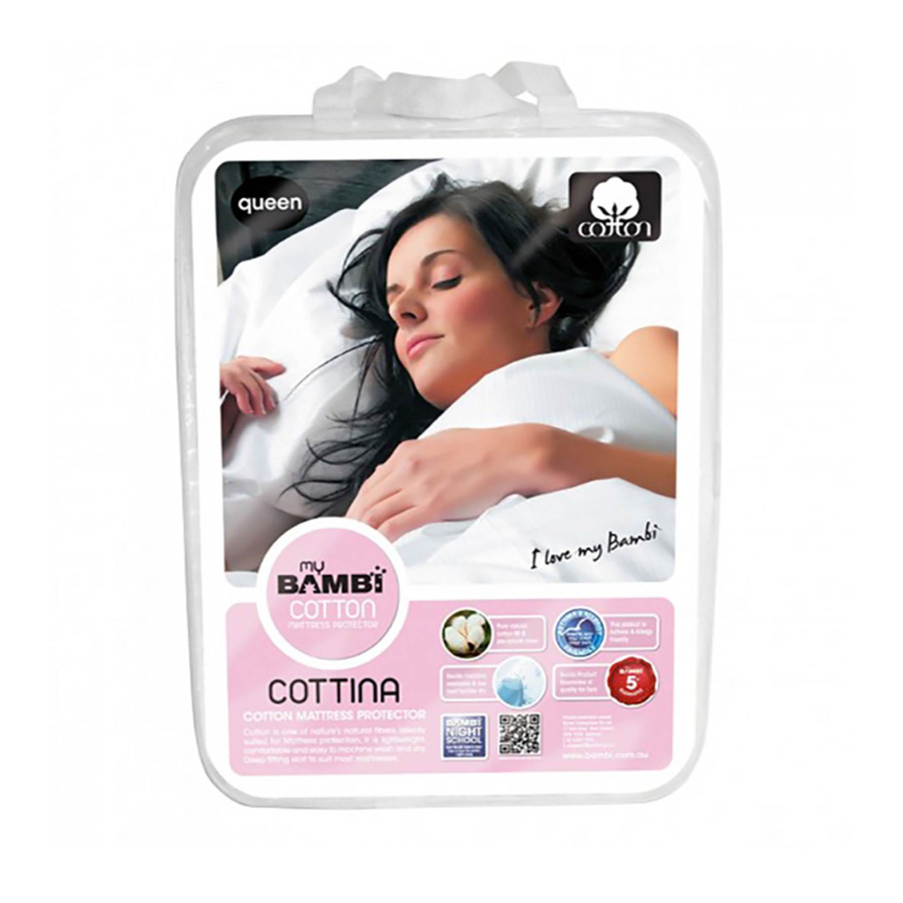 Bambi Cottina Cotton Mattress and Pillow Protector